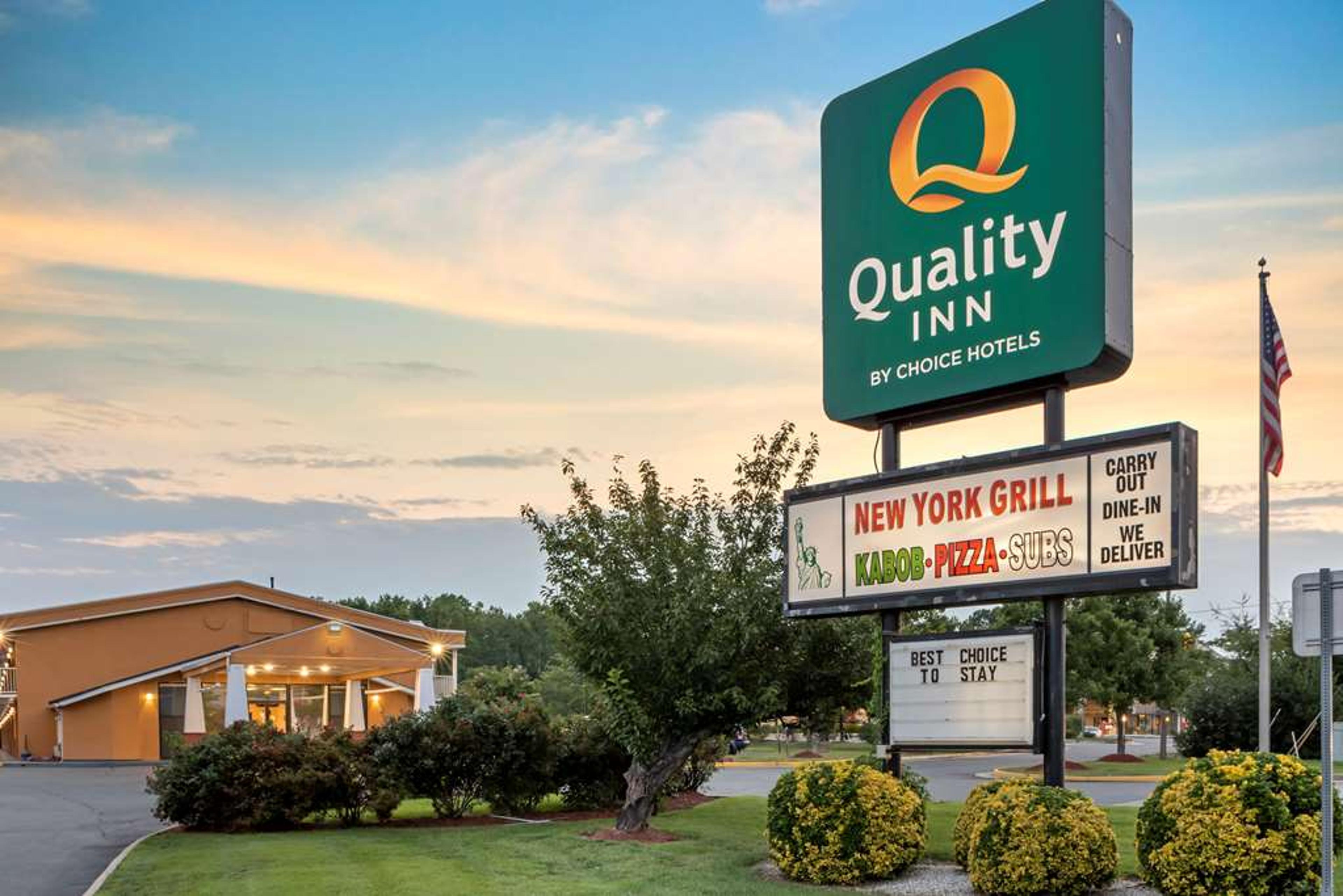 QUALITY INN FREDERICKSBURG NEAR HIS