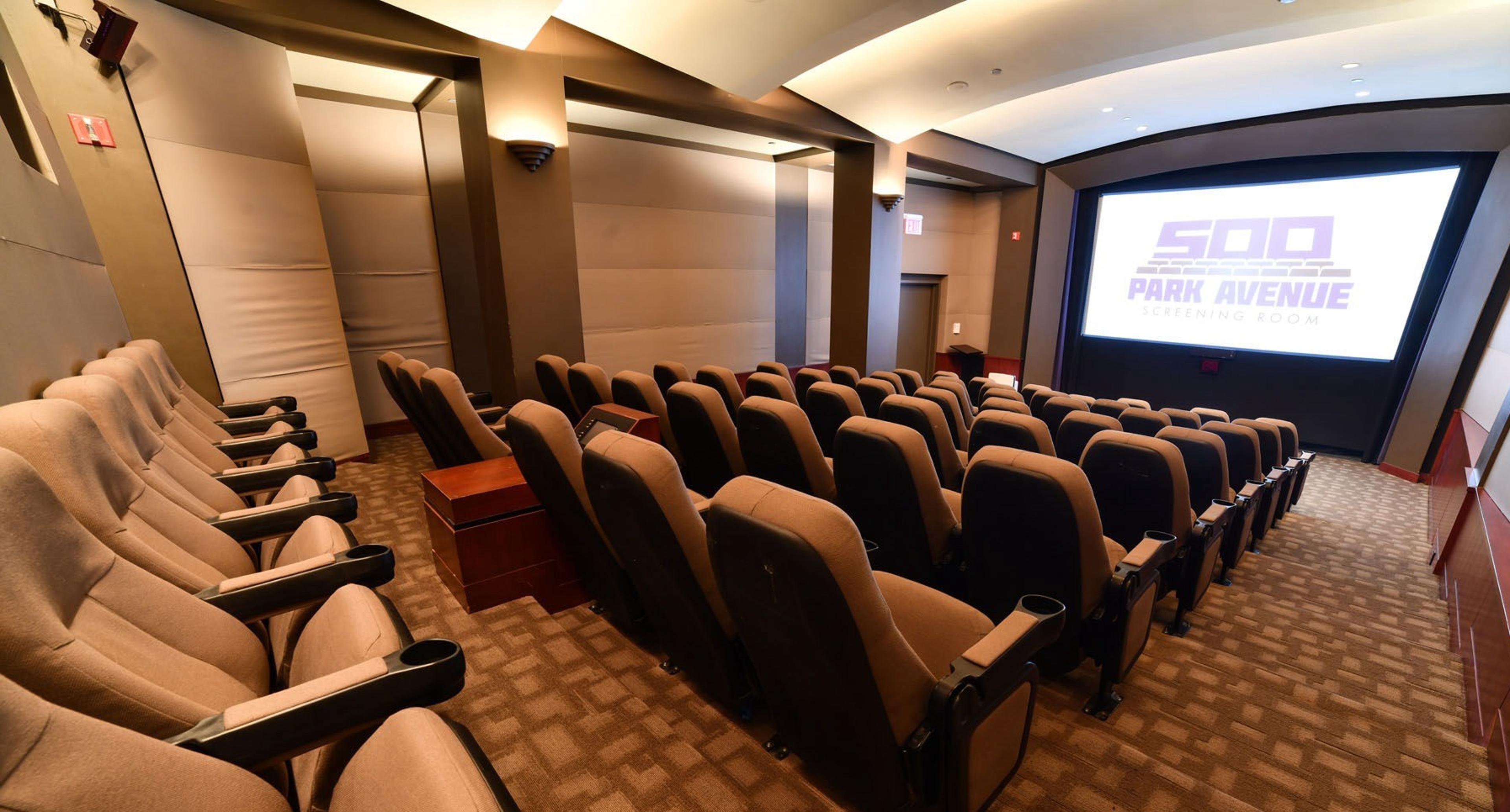 The 500 Park Ave Screening Room
