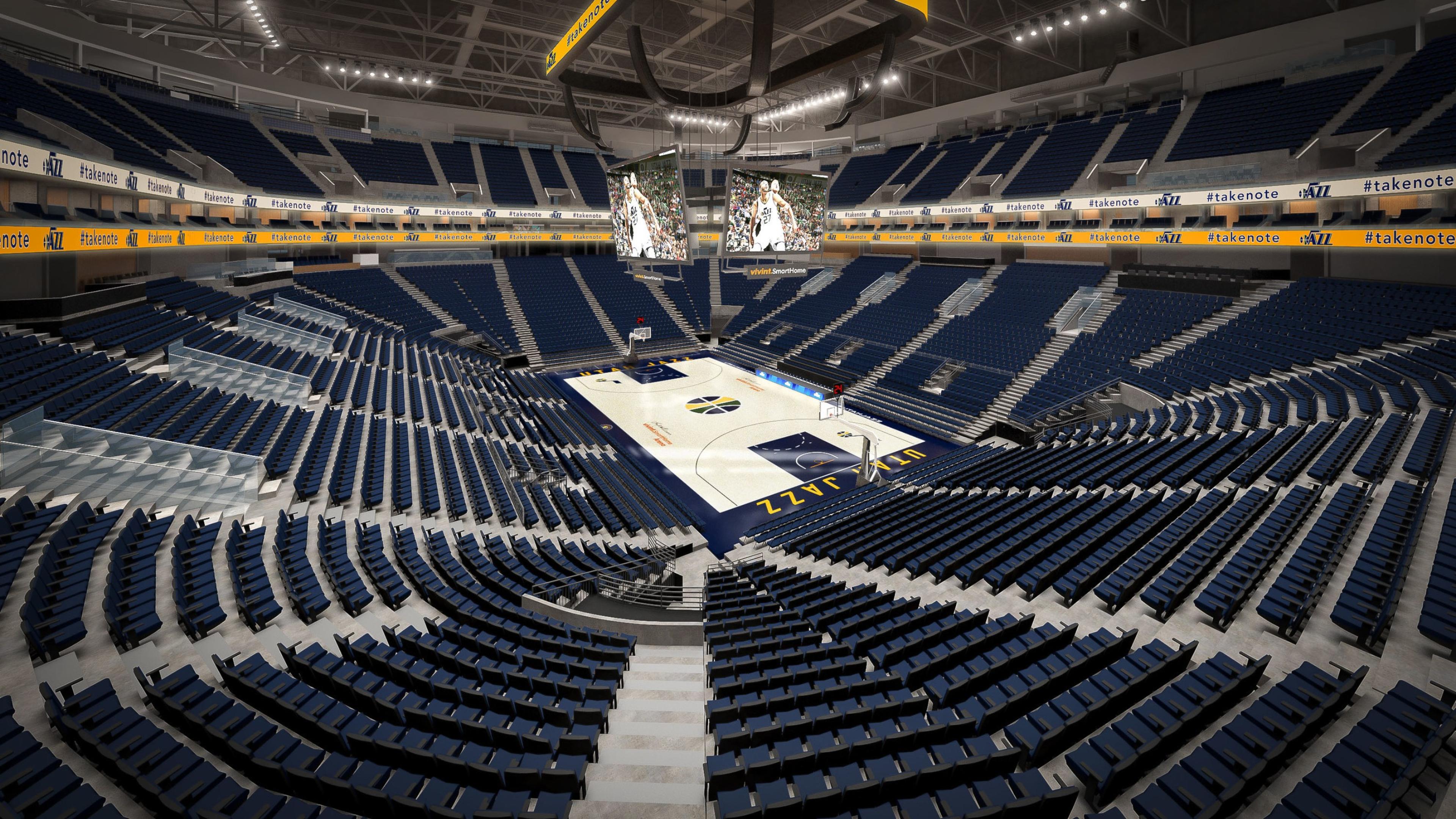 Vivint Arena Stadium In Salt Lake