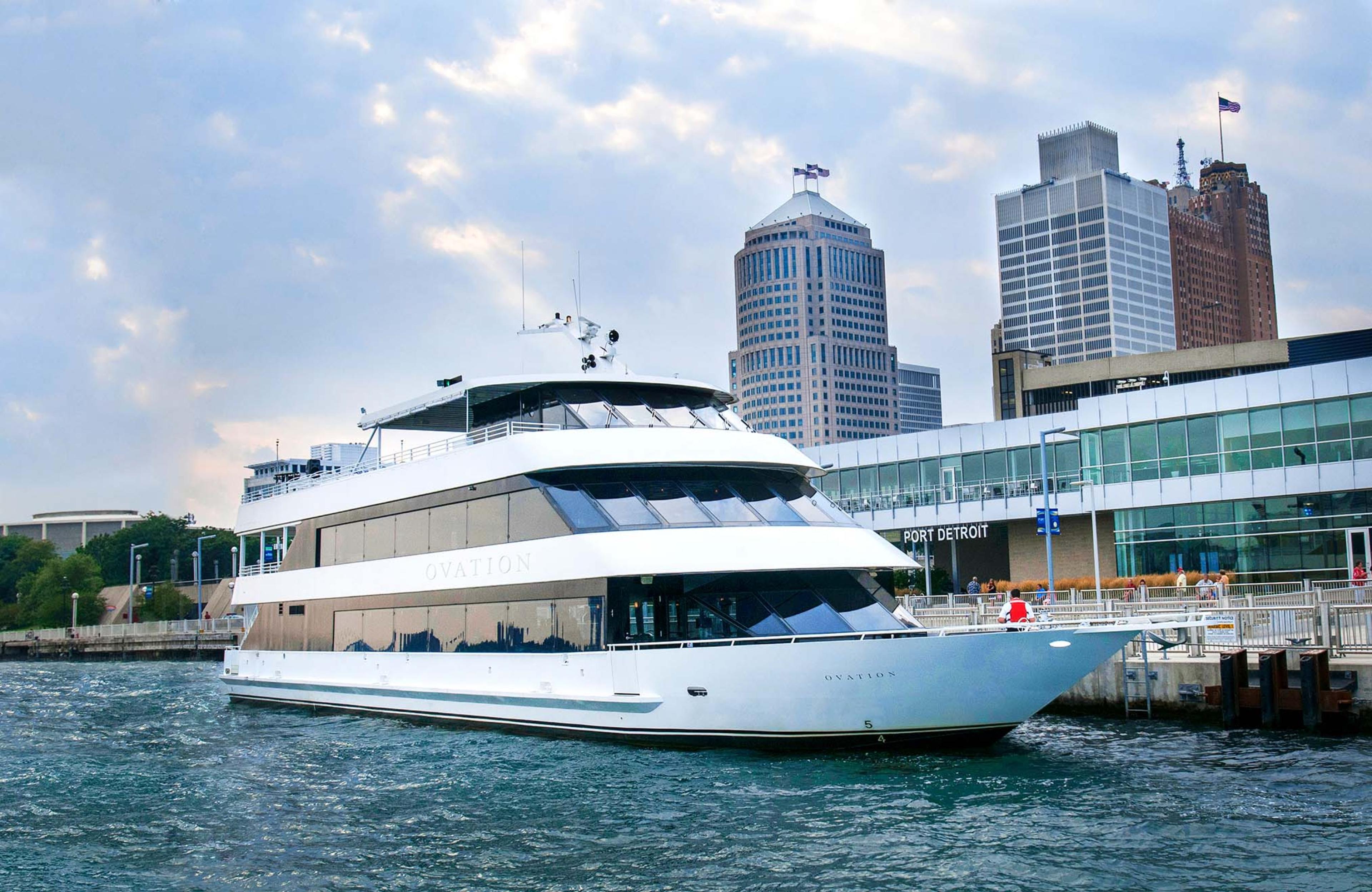 Infinity and Ovation Yacht Charters - Port Detroit Dock