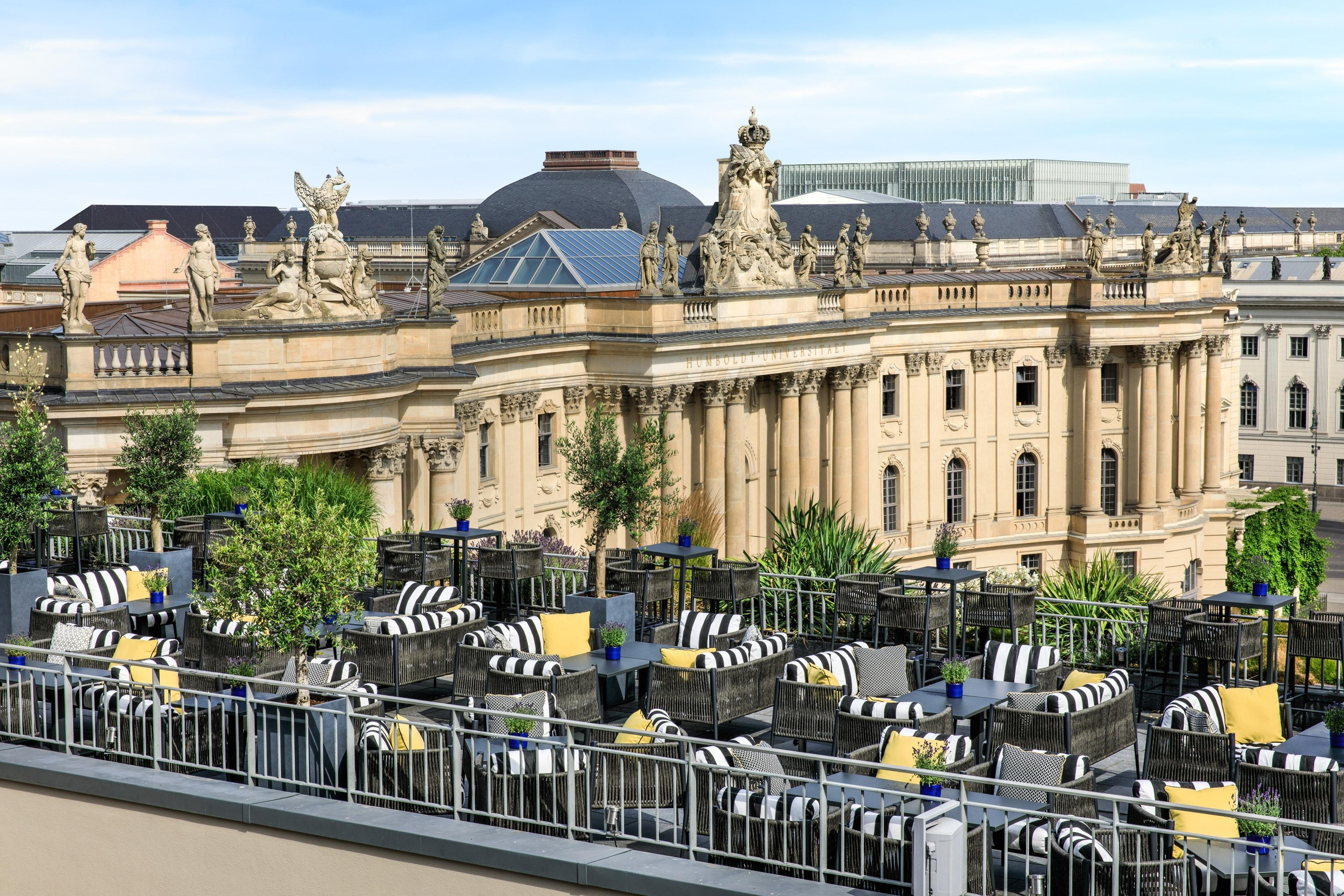 The Rooftop Terrace at Hotel de Rome