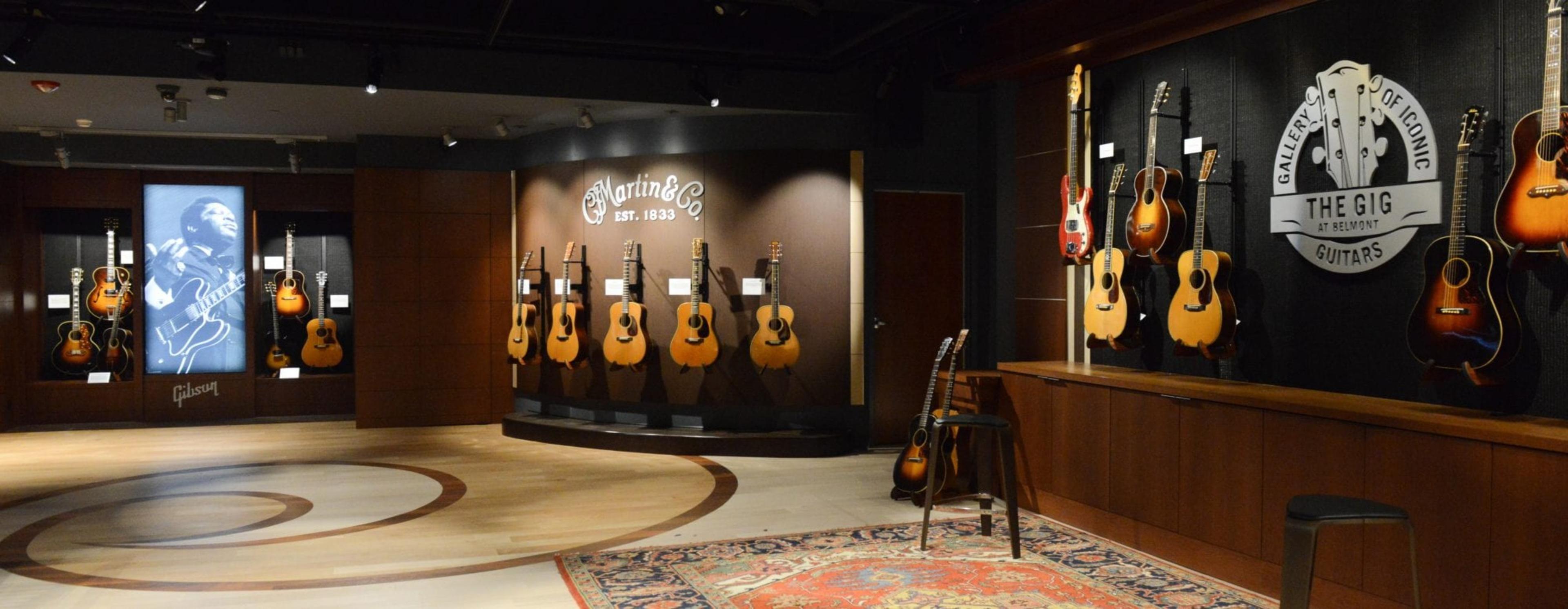 The Gallery of Iconic Guitars (The GIG) at Belmont