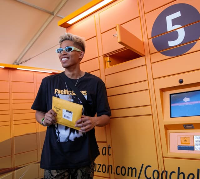 Amazon Prime Coachella Lockers
