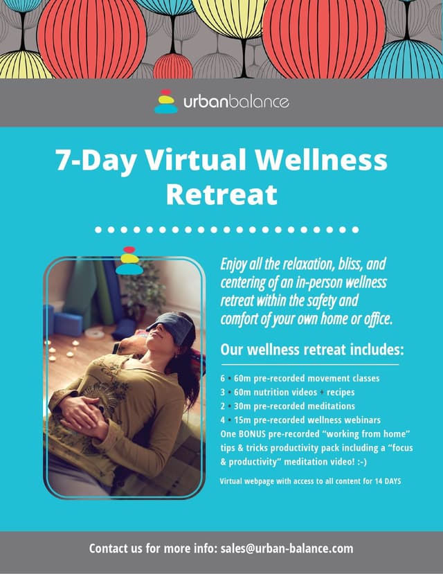 Virtual Corporate Wellness Retreat