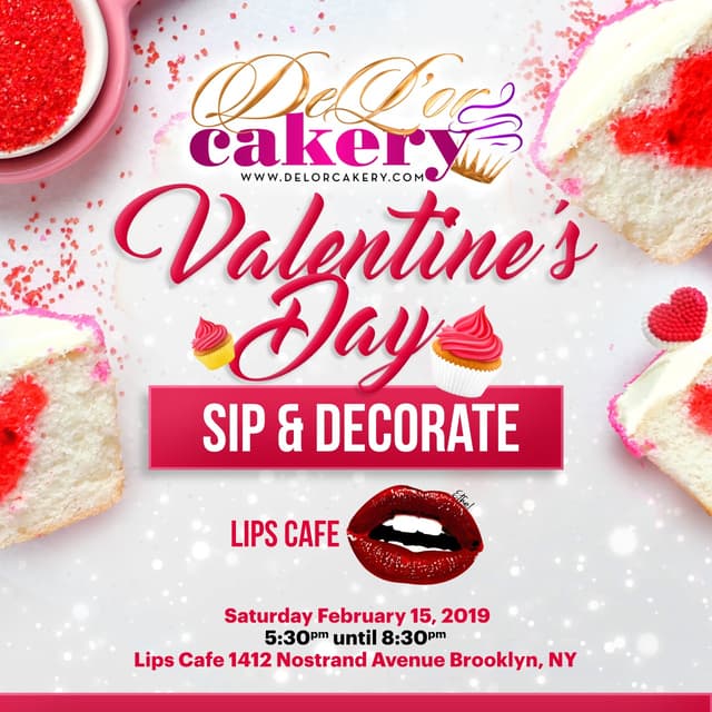 Valentine's Day Sip & Decorate  - 0
