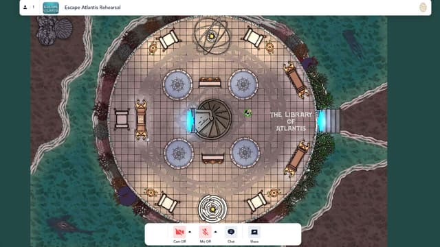 Escape Atlantis: A Virtual Escape Room - 0