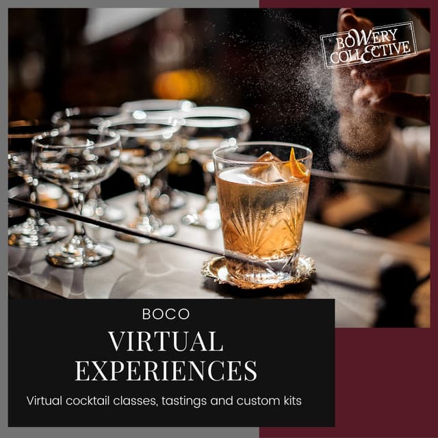 Virtual Cocktails, Tastings and Kits