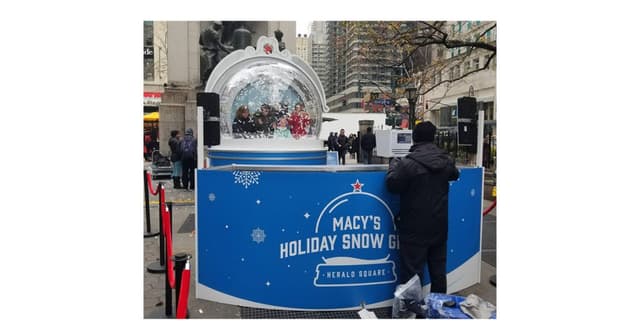 Macy's Herald Square-Holiday Snow Globe - 0