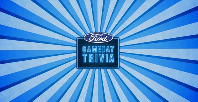 Ford Gameday Trivia - 0