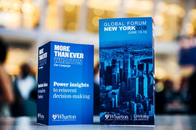 Schedule - Wharton Global Forum — New York 2018