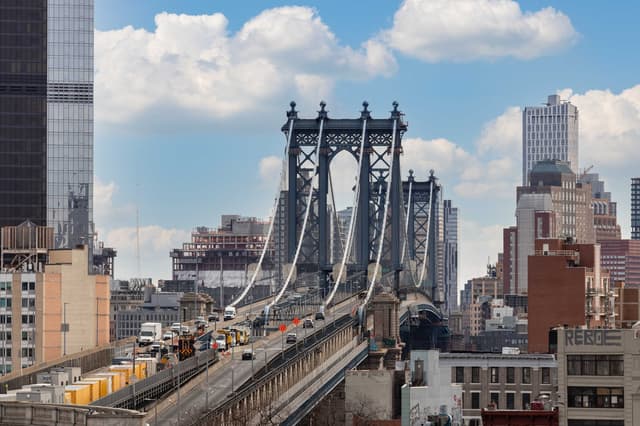 Casa Janka: Rooftop with View to Manhattan Bridge