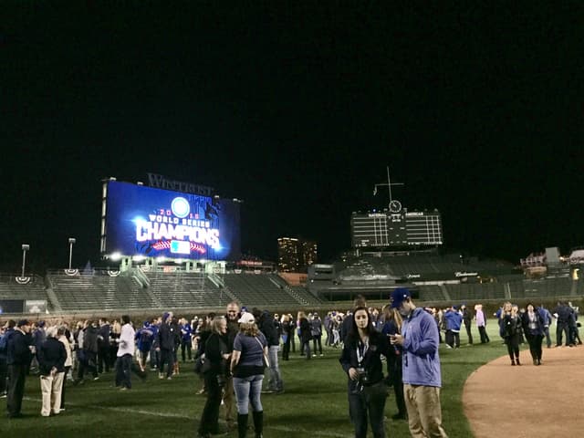 Cubs World Series Player Party
