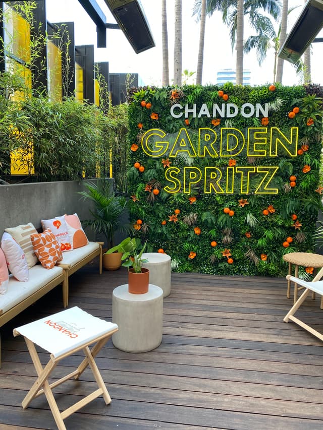 chandon garden spritz event