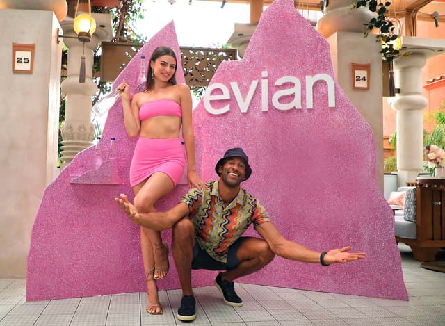 Evian Sparkling Water Launch