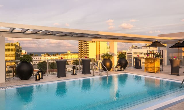 Rooftop Pool and Sundeck Combination