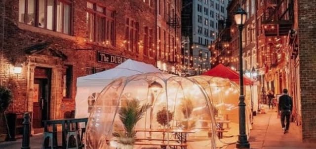 Stone Street Bubble Tents