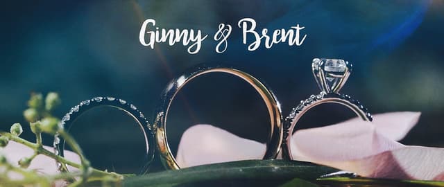 The Wedding of Ginny and Brent