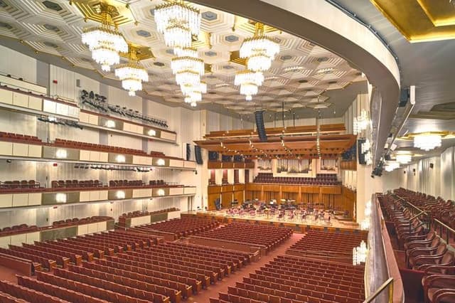 Concert Hall At The John F Kennedy Center Performance E In Washington Dc Vendry