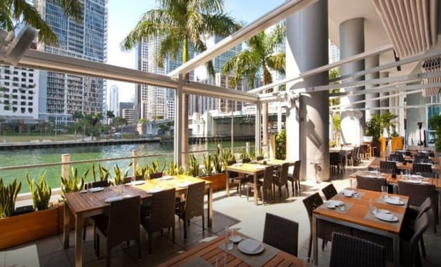 Zuma Waterfront Restaurant Boat Dock, Downtown Miami