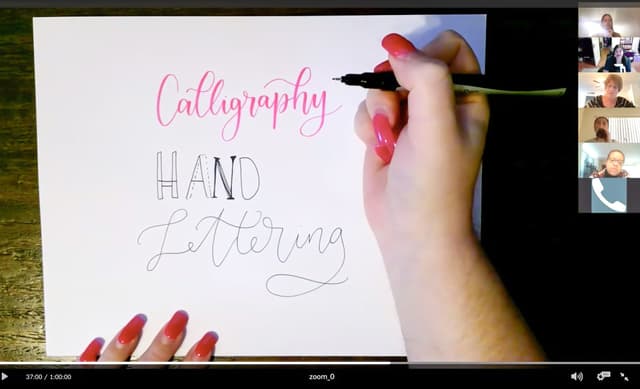 Live Online Hand Lettering Workshop - 0