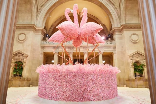 The Met Gala- Pink Flamingos