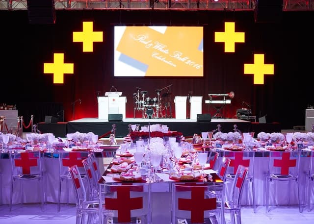 Red & White Red Cross Ball - 0
