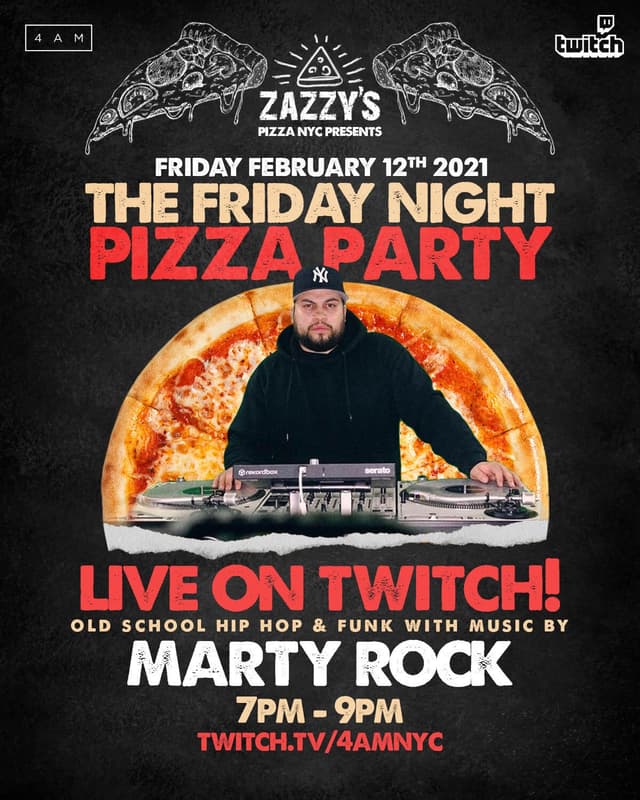 4AM x Zazzy's Pizza Twitch Stream - 0