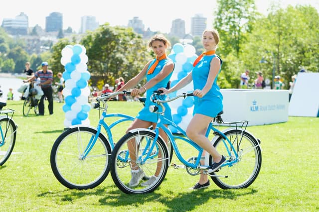 KLM activation at Our City Ride