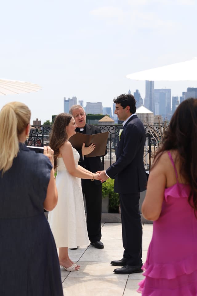 Emily & Harshul marriage license signing - 0