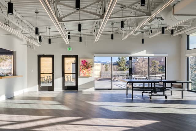 Indoor Event Space + Rooftop Deck