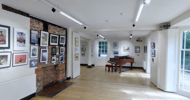 Lower Gallery & Entrance Hall + Conservatory & Courtyard