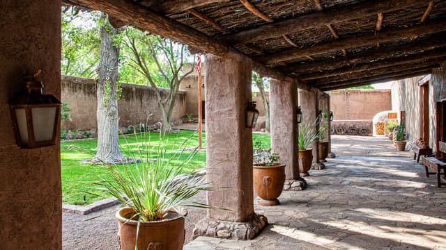 Veranda in the Hacienda