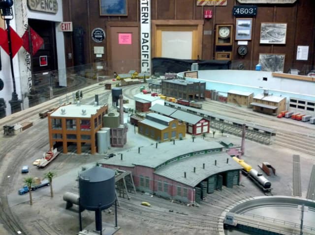 Scale Model Railroad Display Room