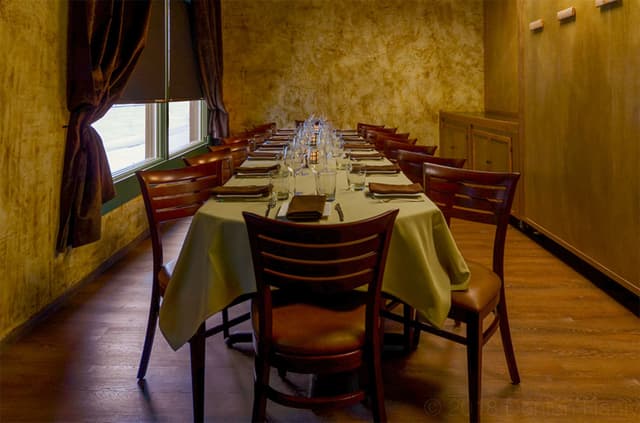 Private Dining Room: Seating for 12-14