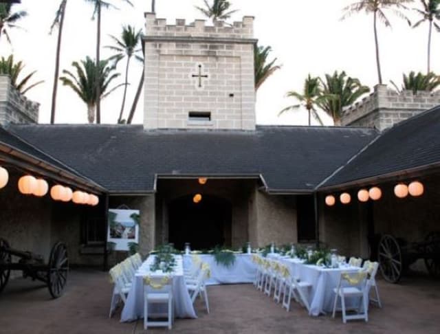 The Barracks (Halekoa) - Courtyard & Video Theater