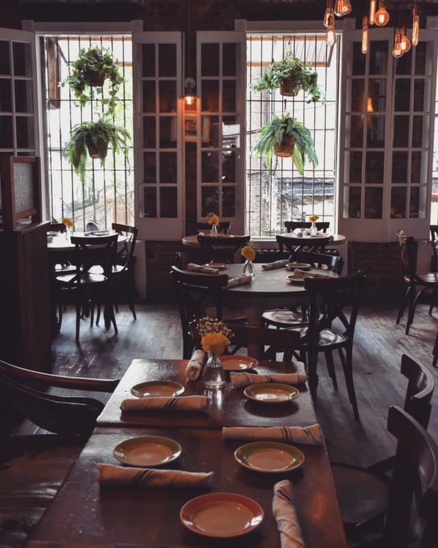 Indoor Dining Area