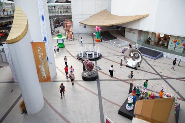 The Courtyard in Front of the Bangkok Art Center