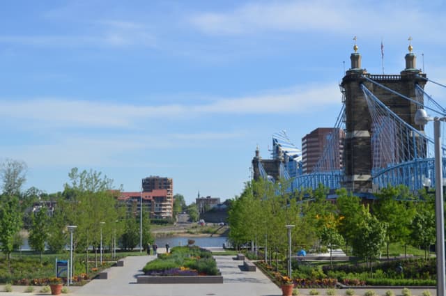 Suspension Bridge Riverview Garden