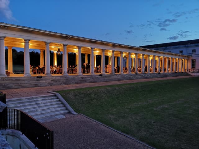 The Colonnades and Lawns for Outdoor Receptions