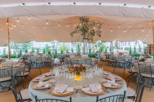 Outdoor Marquee on the Croquet Court