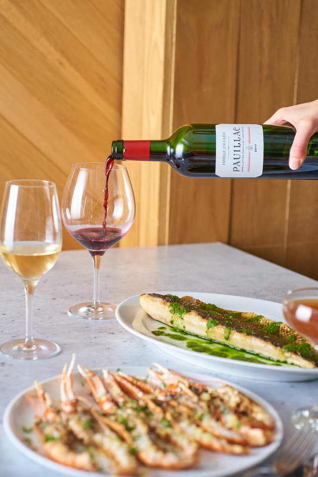 Langoustines Branzino and Wine.jpg