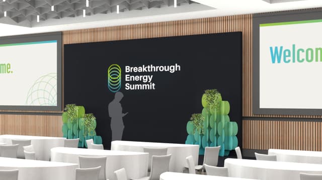 Breakthrough Energy Summit Stage Design