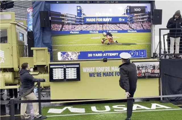 Virtual Field Goal at the 2021 Army-Navy