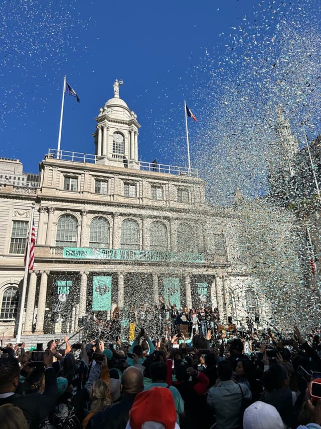 New York Liberty Championship Ceremony