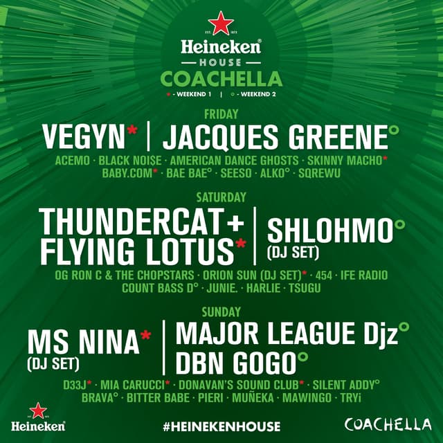 Heineken House @ Coachella