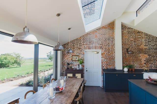 Kitchen and Dining Space at The Kingshill Farmhouse
