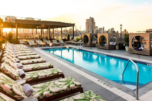 Full Buyout of Rooftop Pool, Bar & Cabanas in Arlo Williamsburg