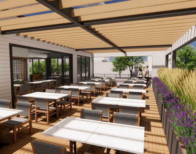  Rooftop Bar, Dining Room & Patio
