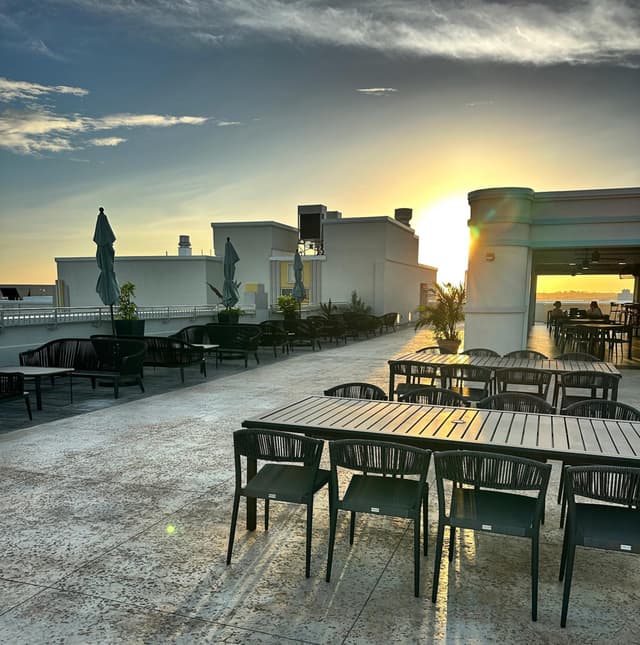 Rooftop Bar at Pesca Vilano - Restaurant in in St. Augustine, FL