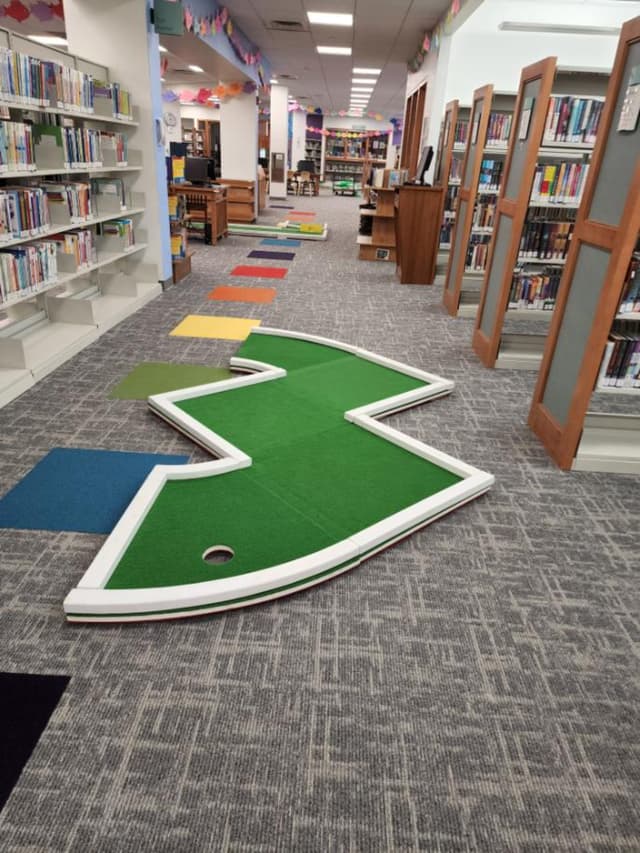 Miniature Golf in The Library - 0
